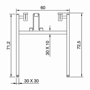 TISCHGESTELLE Flexi 3