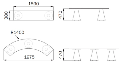 TISCH IKON BENCH