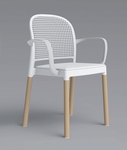 CHAIR PANAMA BL WITH ARMS