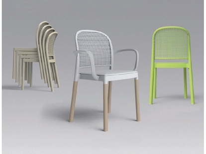 CHAIR PANAMA BL WITH ARMS