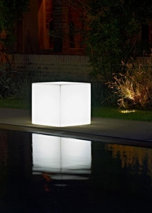 Illuminated chair KUBE SGABELLO LIGHT