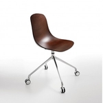 CHAIR LOOP 3D WOOD SWIEVEL WITH CASTORS