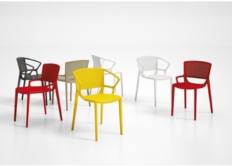 CHAIR FIORELLINA FULL SEAT AND BACK WITH ARMS