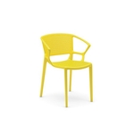 CHAIR FIORELLINA PERFORATED SEAT AND BACK WITH ARMS