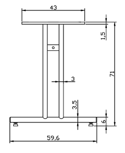 TABLE BASES Flexi 1 F