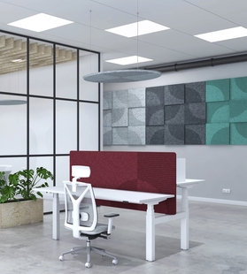 Desktop acoustic panel ZIRKEL LINE ZI