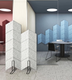 Free-standing acoustic panel TOWN TOFR