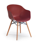 ARMCHAIR GLOBE-K WOX BEECH LEG