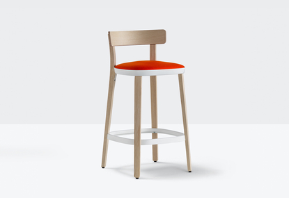 Upholstered bar stool FOLK 