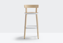 Wooden bar stool FOLK 