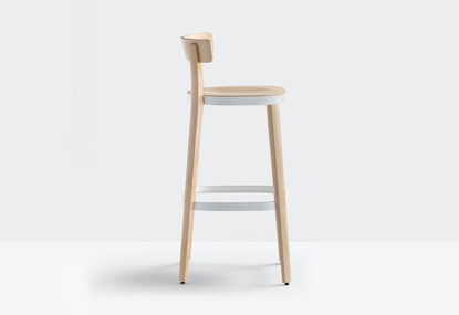 Wooden bar stool FOLK 