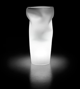 Glowing flowerpot Saving / Space / Vase 