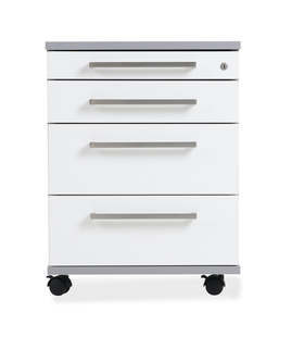 OFFICE DRAWER CONTAINER IN GRAY WHITE DECOR 